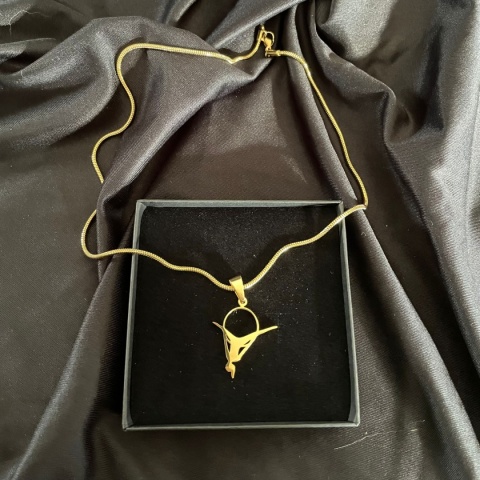 Zawieszka Aerial Hoop 008 pozłaczana