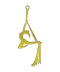 Zawieszka Aerial Silks 002 pozłacana