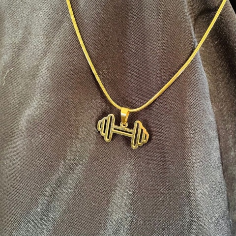 Zawieszka Siłownia 001 pozłacana