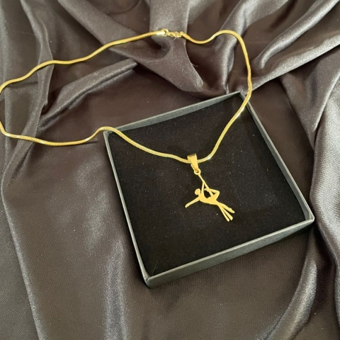 Zawieszka Pole Dance 003 pozłacana