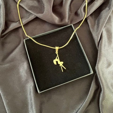 Zawieszka Pole Dance 002 pozłacana