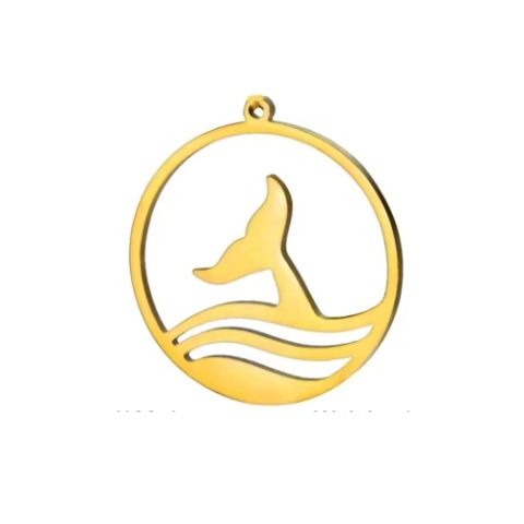 Zawieszka zwierzęta 001 pozłacana