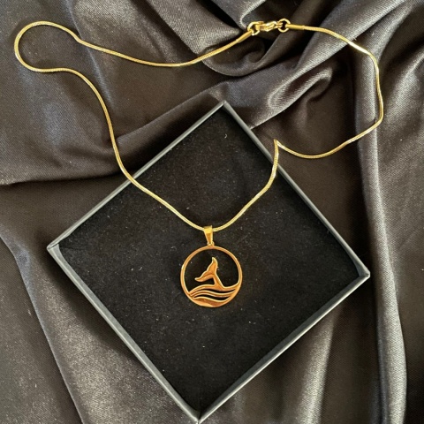 Zawieszka zwierzęta 001 pozłacana