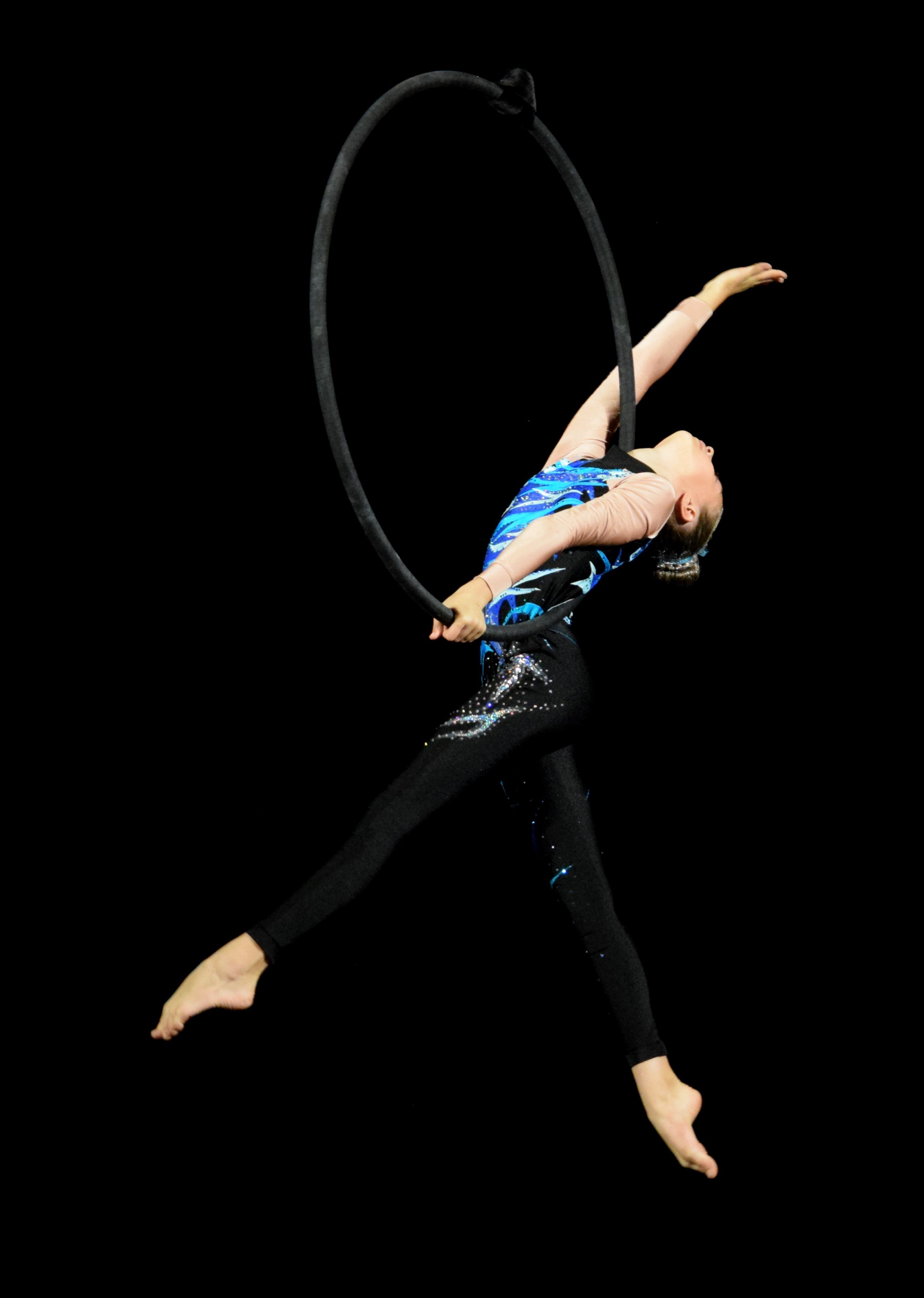 Biżuteria sportowa aerial hoop